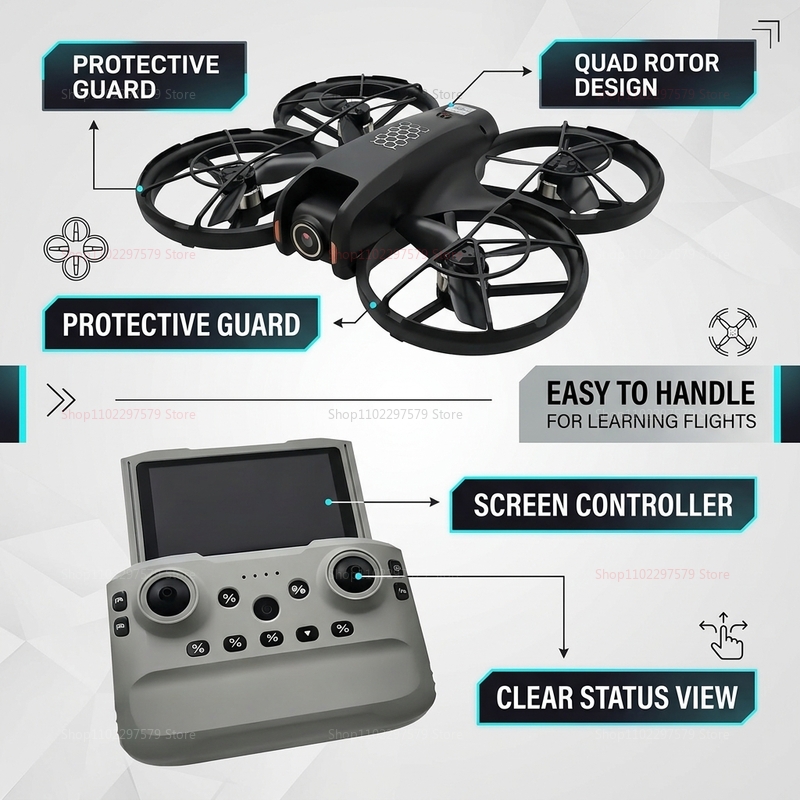 2026 New M5 Mini Drone 8K HD C - Fpv Drone Charger recension och pris