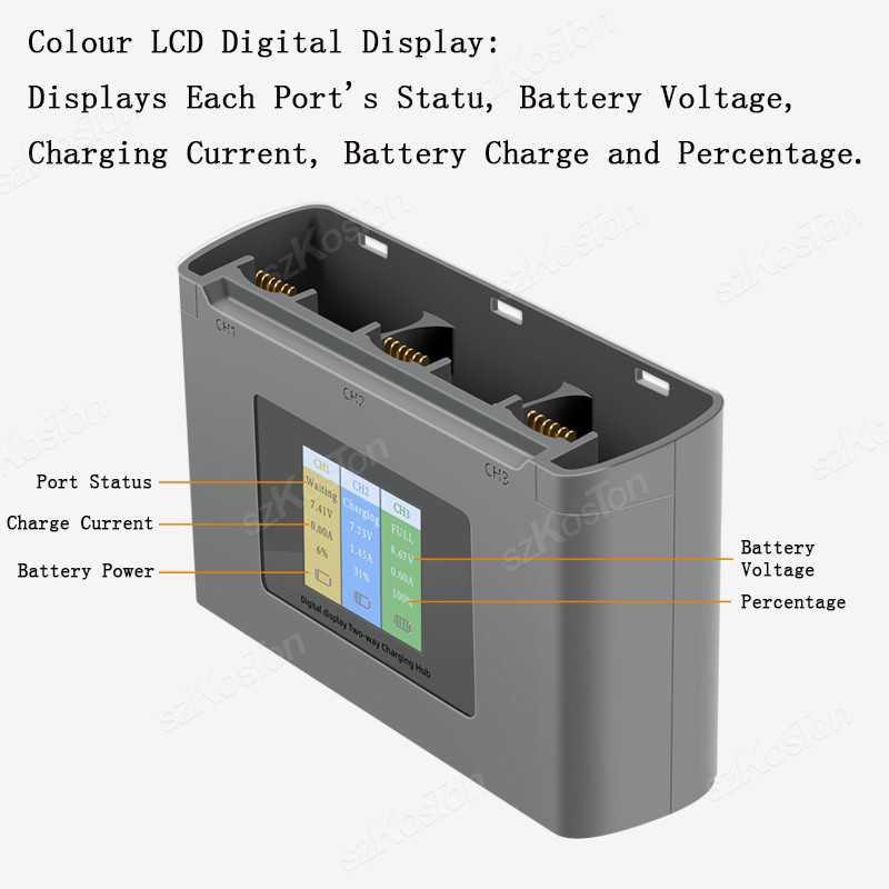 For DJI Mavic Mini 2/SE Mini 4 - Fpv Drone Charger recension och pris
