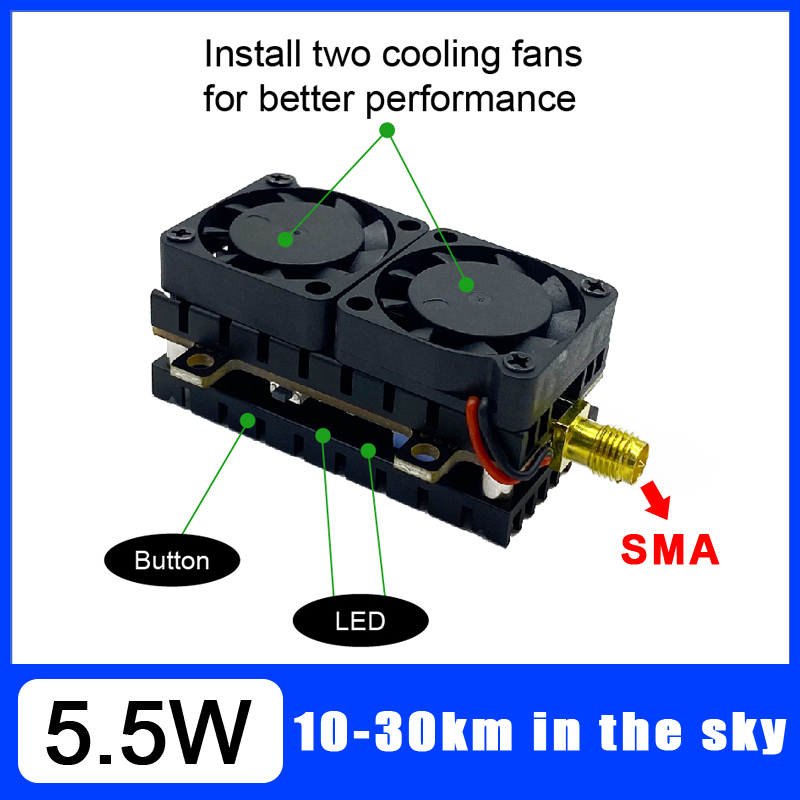Long Range 5.8GHz 5.5W Video T - Fpv Drone Transmitter recension och pris